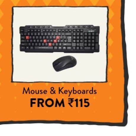 Mouse and Keyboards from Rs.115