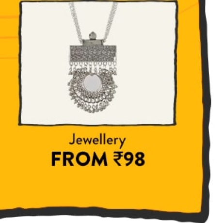 Jewellery starting from Rs.98