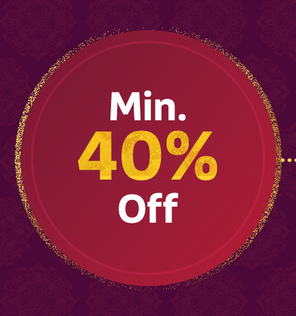 Min.40% Off