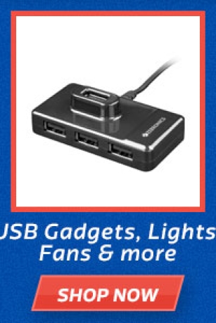 USB Gadgets, Lights, Fans & More
