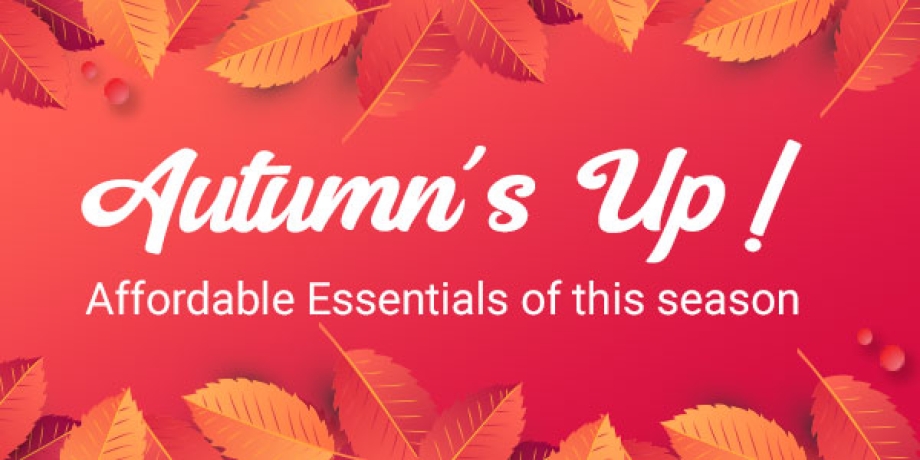 Autumn's Up! Affordable Essentials of this Season