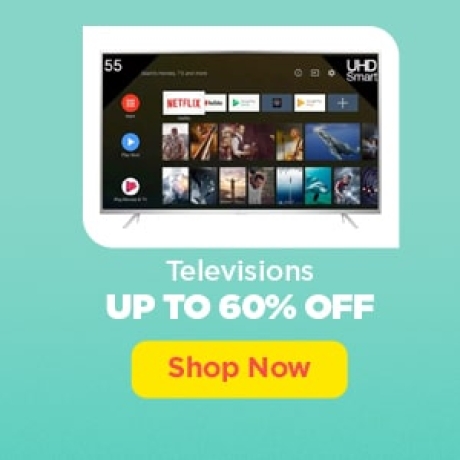 Televisions up to 60% Off