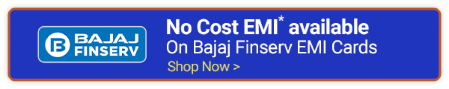 No Cost EMI* available on Bajaj Finserv EMI Cards