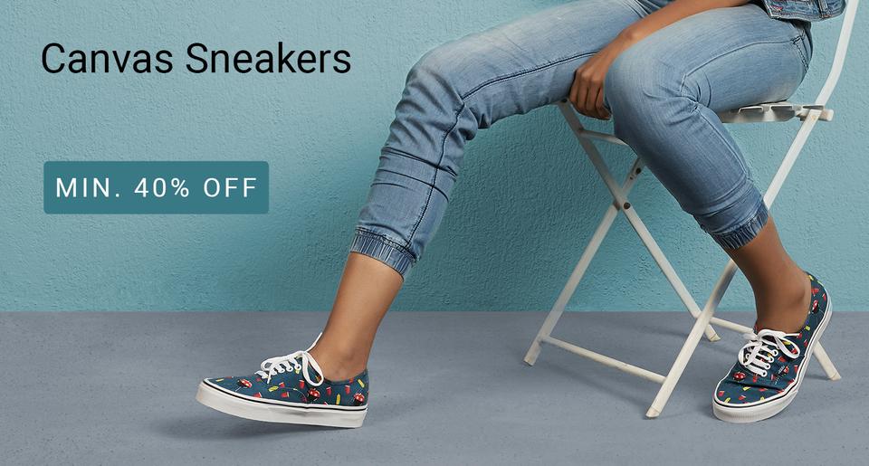 Women S Footwear Shoes Online At Best In India Canvas