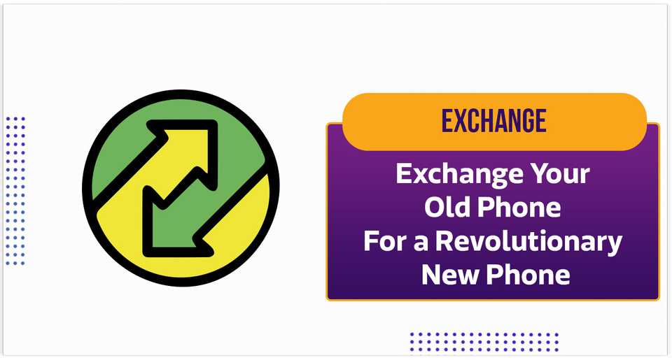 Exchange your old phone and get the new one