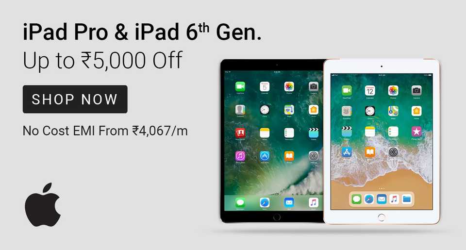 iPad Pro & iPad Rs.5000 Off