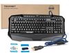 Tecknet X702 Gryphon Illuminated Programmable Gaming Keyboard Wired USB Gaming Keyboard