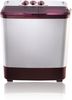MarQ by Flipkart 6.5 kg Semi Automatic Top Load Washing Machine Maroon, White