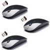 techdeal Set Of 3 2.4Ghz Ultra Slim Mouse (Black) Wireless Optical Gaming Mouse