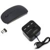 Oxza USB COMBO HUB PORT CARD READER WITH 2.4GHZ ULTRA Wireless Optical Gaming Mouse