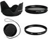 BOOSTY 52MM DIGITAL CAMERA Lens Hood + Saftey UV Filter + CPL+ Lans Cap FOR NIKON D3100 D3200 D3300 18-55MM LENS UV Filter