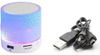 BUY SURETY Stereo Sound Portable Wireless Rechargeable Led Bluetooth Speakers S10 With Calling Functions And Superb Sound Car/laptop/home/outdoor/indoor Mini Speaker With Dancing Light Compatible With All Android & Media Devices 5 Bluetooth Speaker