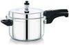 Diamond 5 Ltr Stainless Steel Induction Compatible with Sandwich Bottom 5 Pressure Cooker with Induction Bottom