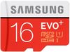 Samsung Evo Plus 16 GB MicroSDHC Class 10 80 MB/s Memory Card