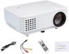 IBS 800 Lumens RD-805 Mini LED TV Smart Lcd Video Home Theater 1080P Movie Cinema Digital Media Player 20000/30000 Hours 5 Inch Black Portable Projector