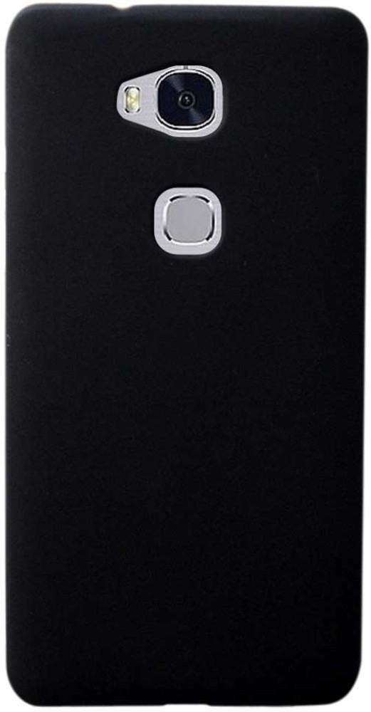 Rassine Back Cover for Hard Back Cover For Huawei Honor 5x - Black.