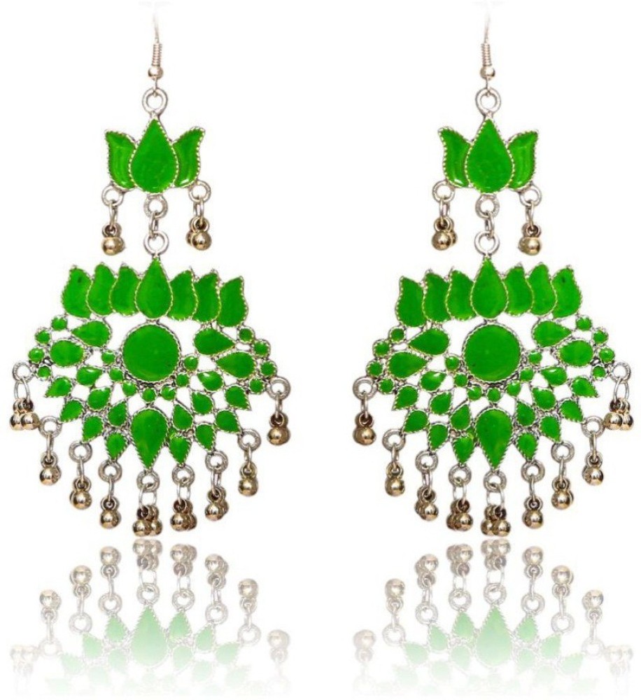 Ruhani Stylish and Designer Earrings for Girls, Women, Ladies Alloy Chandbali Earring