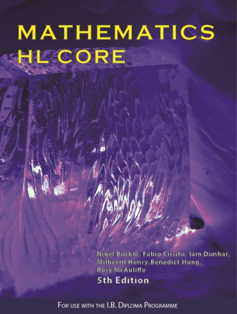 Mathematics HL core with 0 Disc