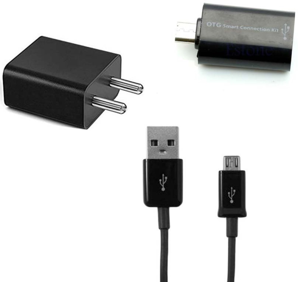 TROST Wall Charger Accessory Combo for Micromax Canvas Spark Q380