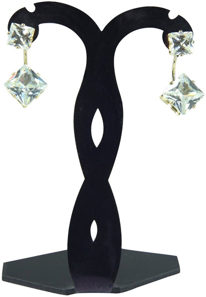OROCA ARTS Exclusive Imported American Diamond Earring Brass Drops & Danglers