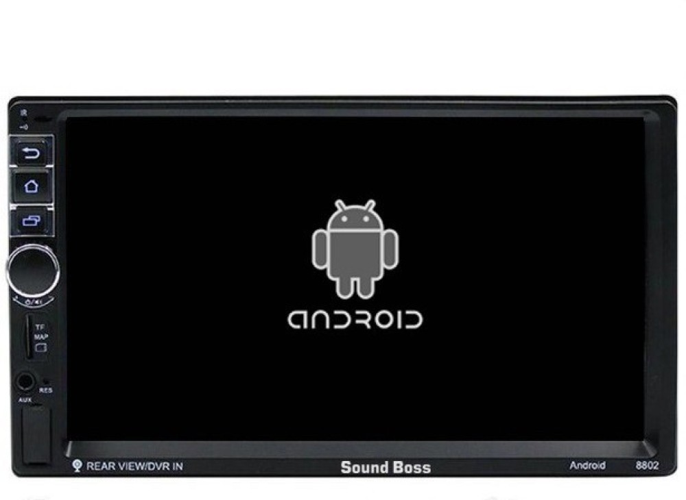 Sound Boss 2nd Generation Android 2Din 7'' Inch Ultra HD Capacitive Polegadas Touch Screen GPS Navigation AM/FM Radio Audio Receiver Support Mirrorlink/WiFi/Bluetooth/1080P video Car Stereo Car Stereo