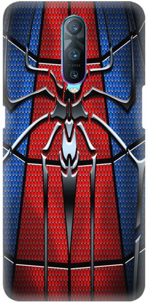 PNBEE Back Cover for Oppo R17 Pro, Oppo RX17 Pro -Spiderman Logo Printed Back Case Cover