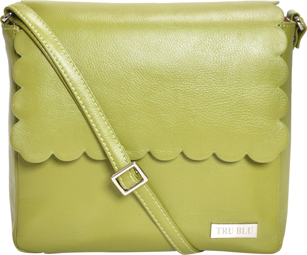 TRU BLU Green Sling Bag Sling Bag