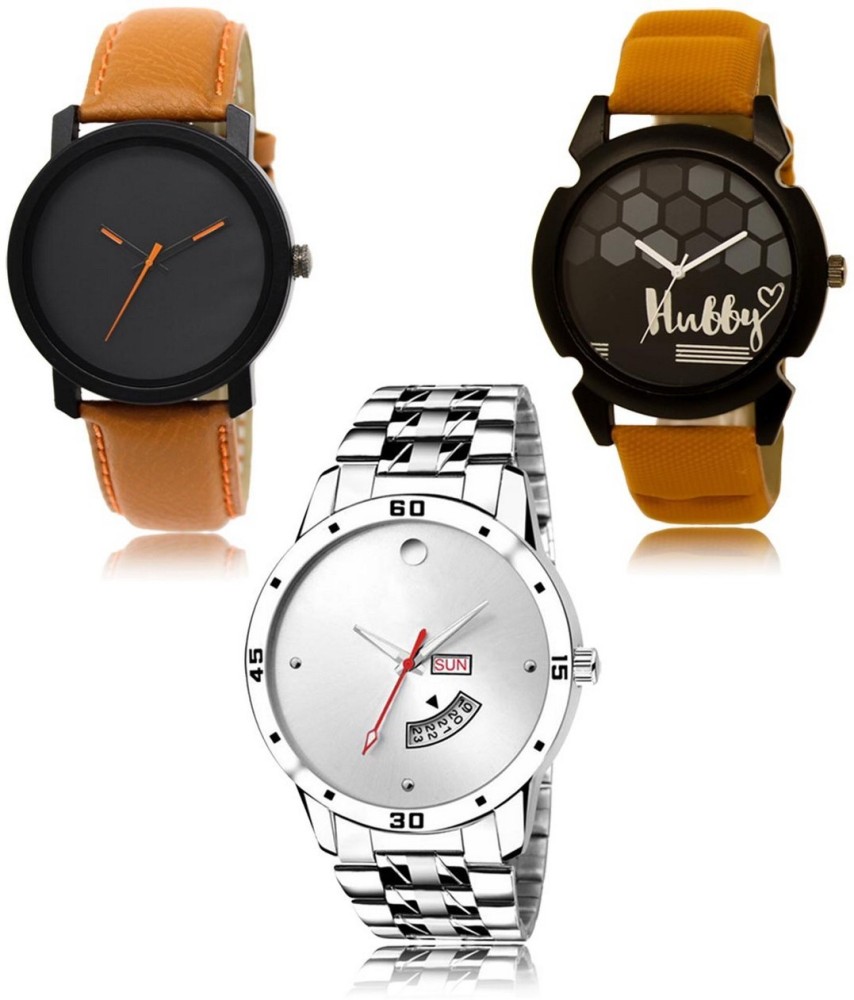 Red Robin Stylish Attractive Professional Designer Combo Analog Watch  - For Men