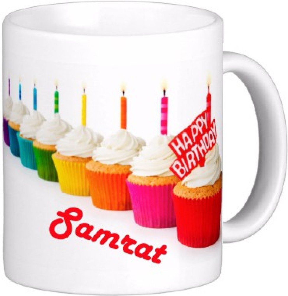 Exoctic Silver SAMRAT_Best Birth Day Gift For Loved One's_HBD 22 Ceramic Coffee Mug