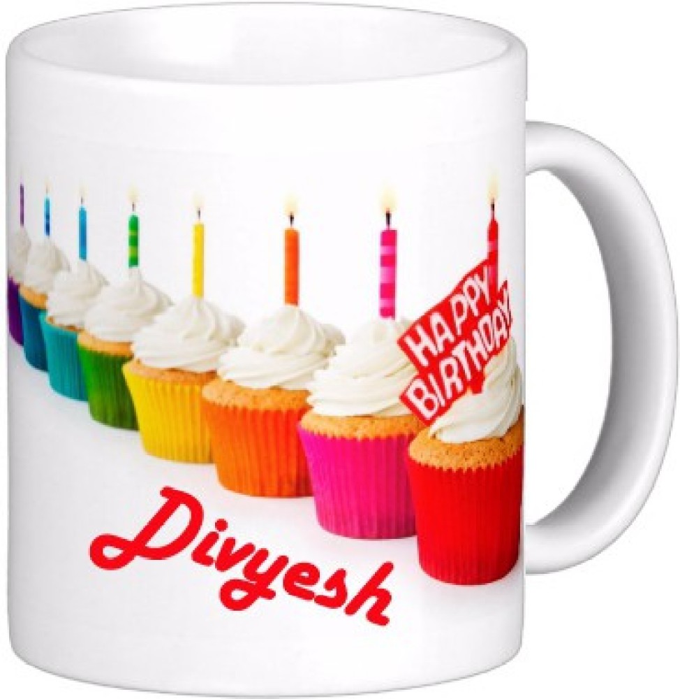 Exoctic Silver DIVYESH_Best Birth Day Gift For Loved One's_HBD 22 Ceramic Coffee Mug