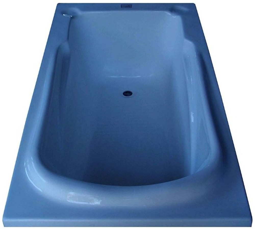 MADONNA BONFIXALP103 Bonn Acrylic 4.5 Feet Rectangular Bathtub - Alpine Blue Undermount Bathtub