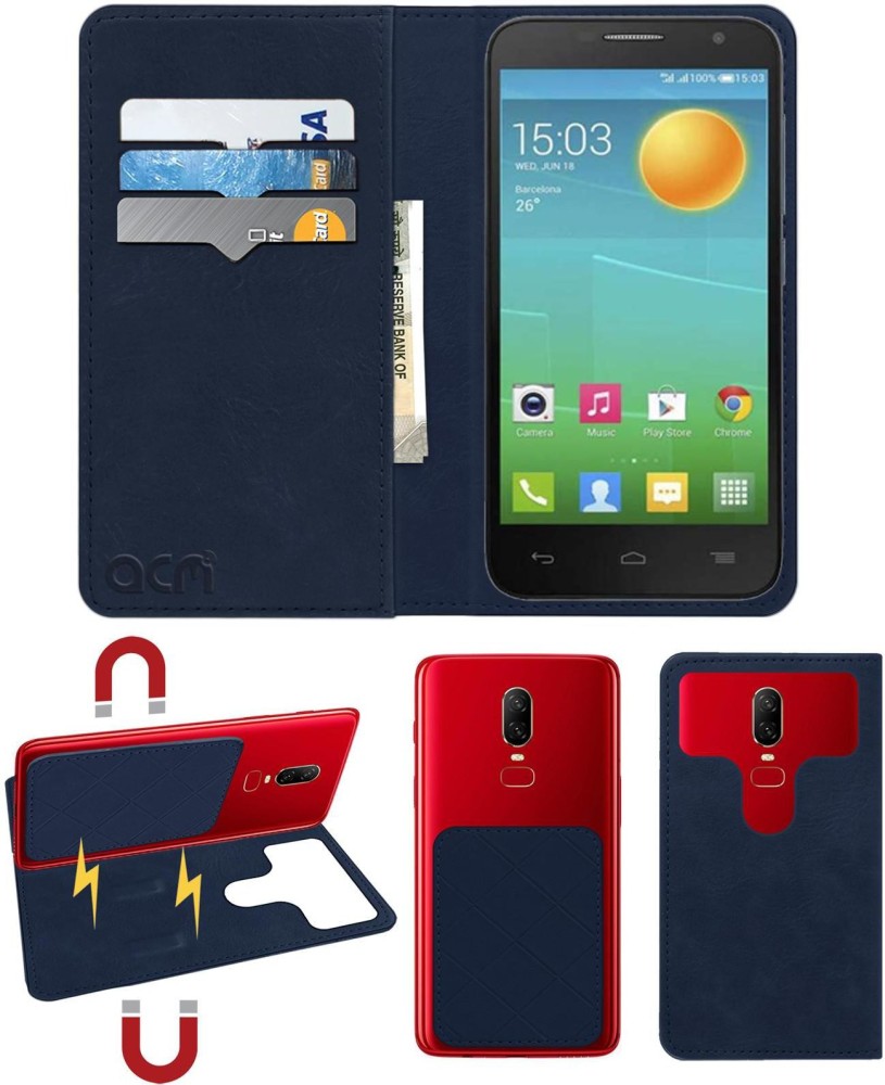 ACM Flip Cover for Alcatel One Touch Idol 2 Mini 6016d