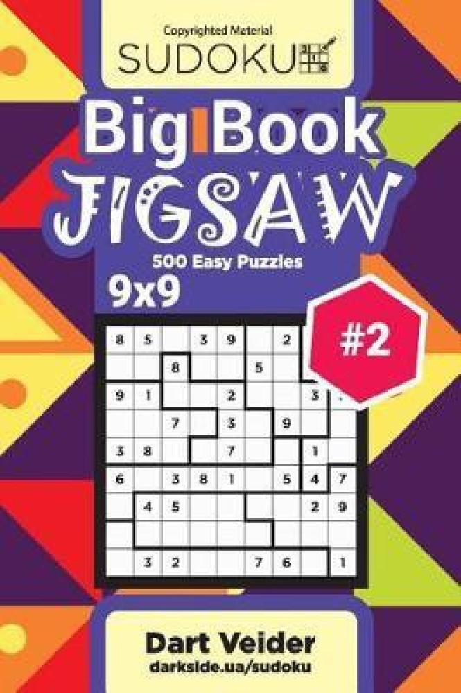 Big Book Sudoku Jigsaw - 500 Easy Puzzles 9x9 (Volume 2)