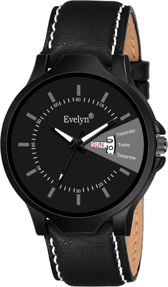 Evelyn Eve-780 Black Day and Date Unique New Collection Hybrid Smartwatch Watch  - For Men