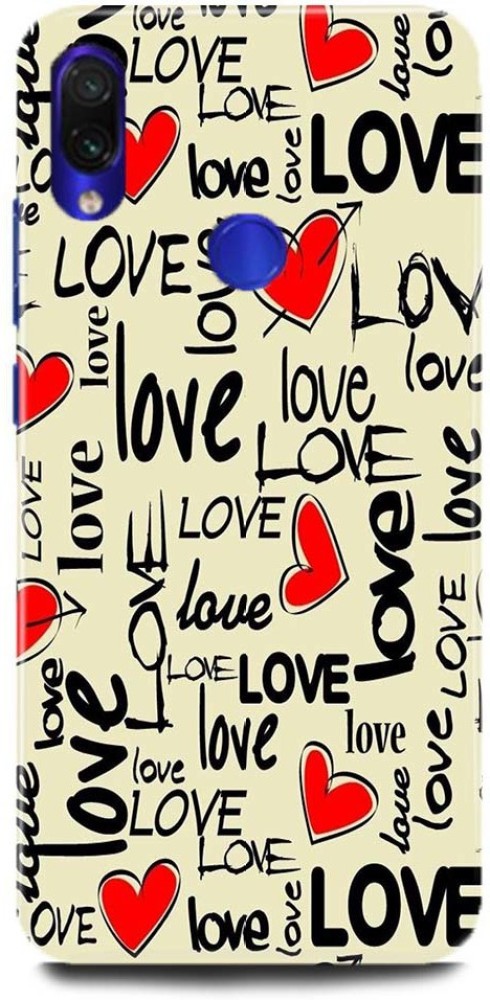 play fast Back Cover for Redmi Note 7/ MZB7266IN LOVE, HEART, COUPLE, LOVERS, I LOVE U