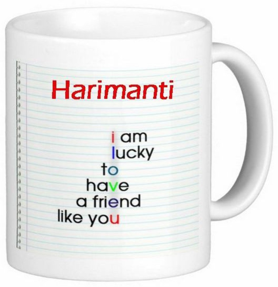 Exoctic Silver Harimanti Love Romantic Friendship Quotes 72 Ceramic Coffee Mug