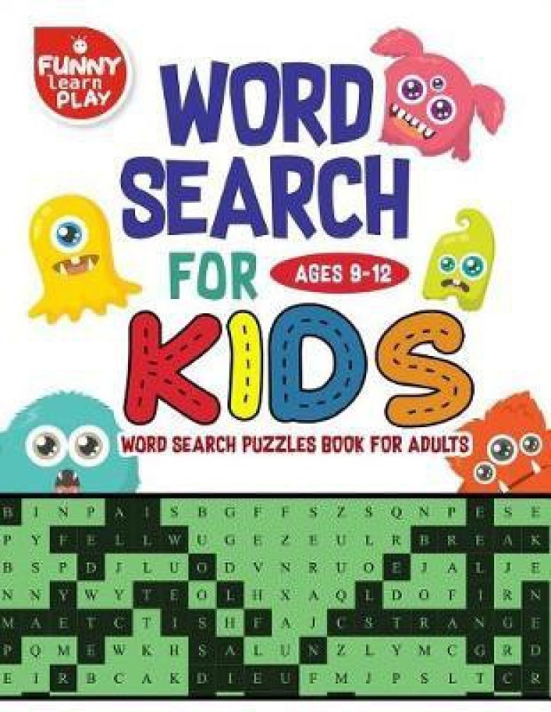 Word Search for Kids Ages 9-12 Word Search Puzzles Book for Adults