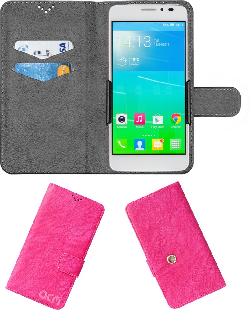 ACM Flip Cover for Alcatel Onetouch Idol X+