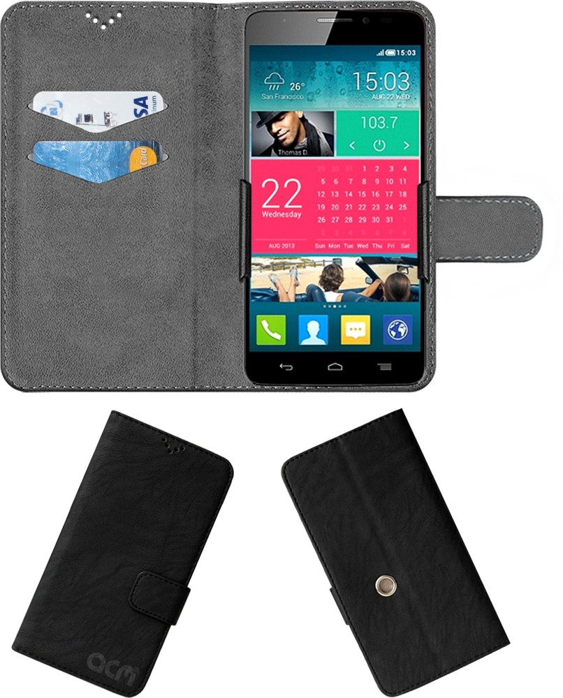 ACM Flip Cover for Alcatel Onetouch Idol X 6040d
