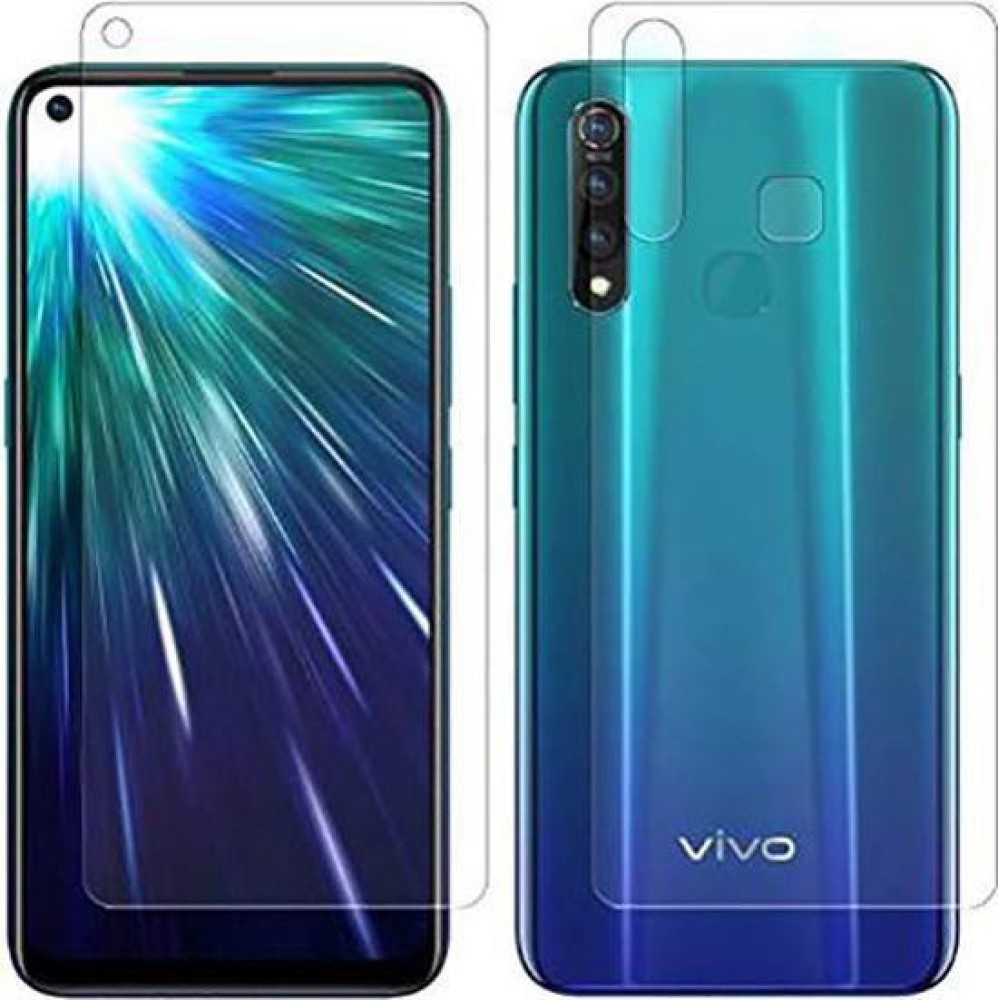 SOLIVAGANT Front and Back Tempered Glass for Vivo Z1 Pro