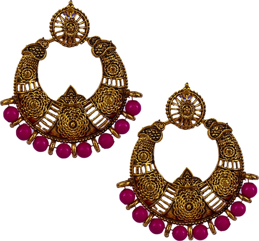 Kismat Fashion Stylish and Designer Earrings for Girls, Women, Ladies Alloy Earring Set