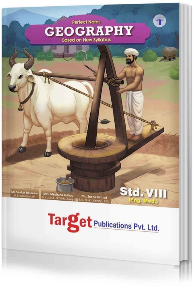Std 8 Perfect Notes Geography Book | English Medium | Maharashtra State Board | Includes Map Based Questions And Chapterwise Assessment | Based On Std 8th New Syllabus