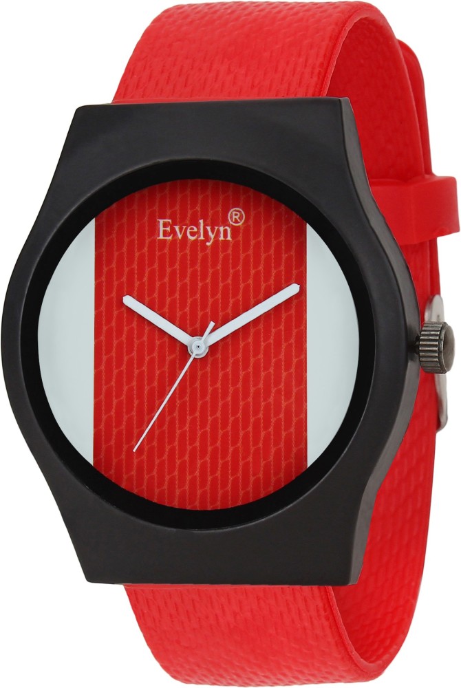 Evelyn Red-white Dial Perfect watch for Men Analog Watch  - For Men