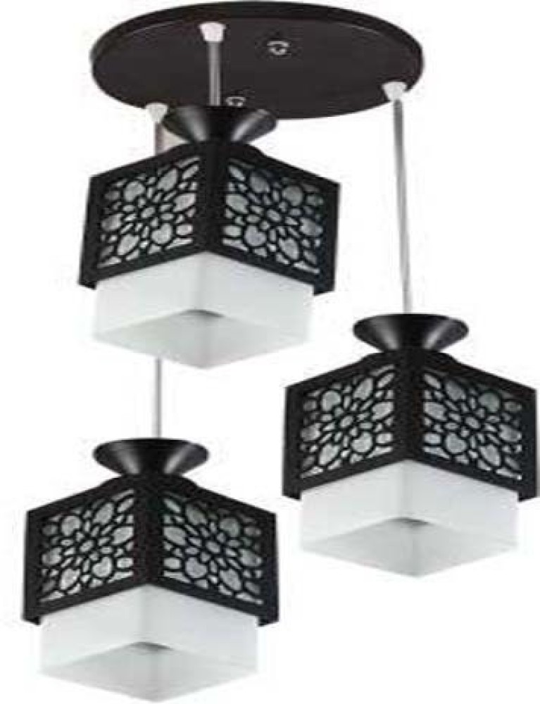 Zuper Wooden Thali Lamp Style Lamp Creative Wood Pendant Light Lamp suitable for Living Room,Foyer,Bedroom,Hallway Pendants Ceiling Lamp