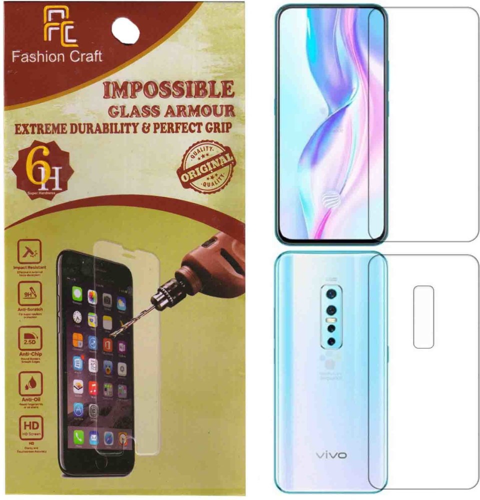 FashionCraft Front and Back Tempered Glass for Vivo V17 Pro