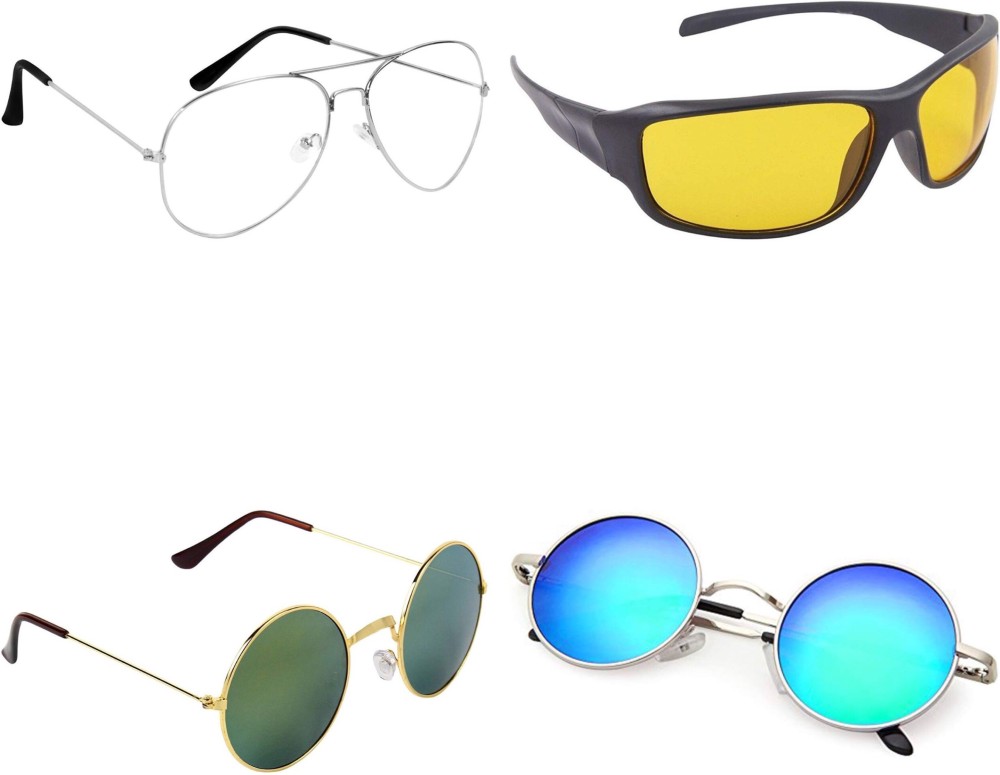 Rich Club Aviator, Sports, Round Sunglasses