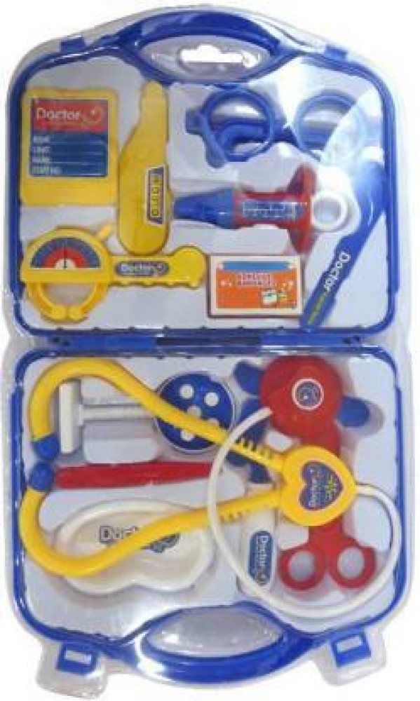 LooknlveSports x601 My Family Operated Doctor Set 13 Pcs Kit For Kids (Blue)
