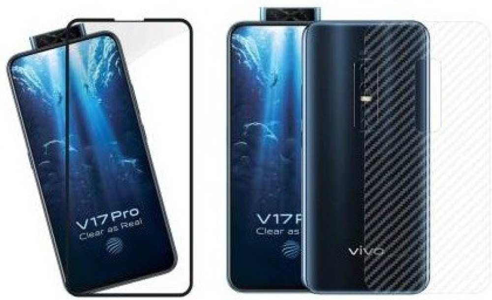 RAGRO Front and Back Tempered Glass for Vivo V17 Pro
