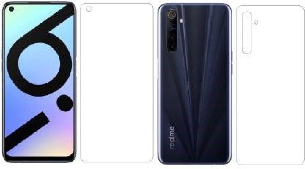 JBJ Front and Back Screen Guard for Realme 6, Realme 6i, Realme 7, Realme 7i, Realme Narzo 20 Pro