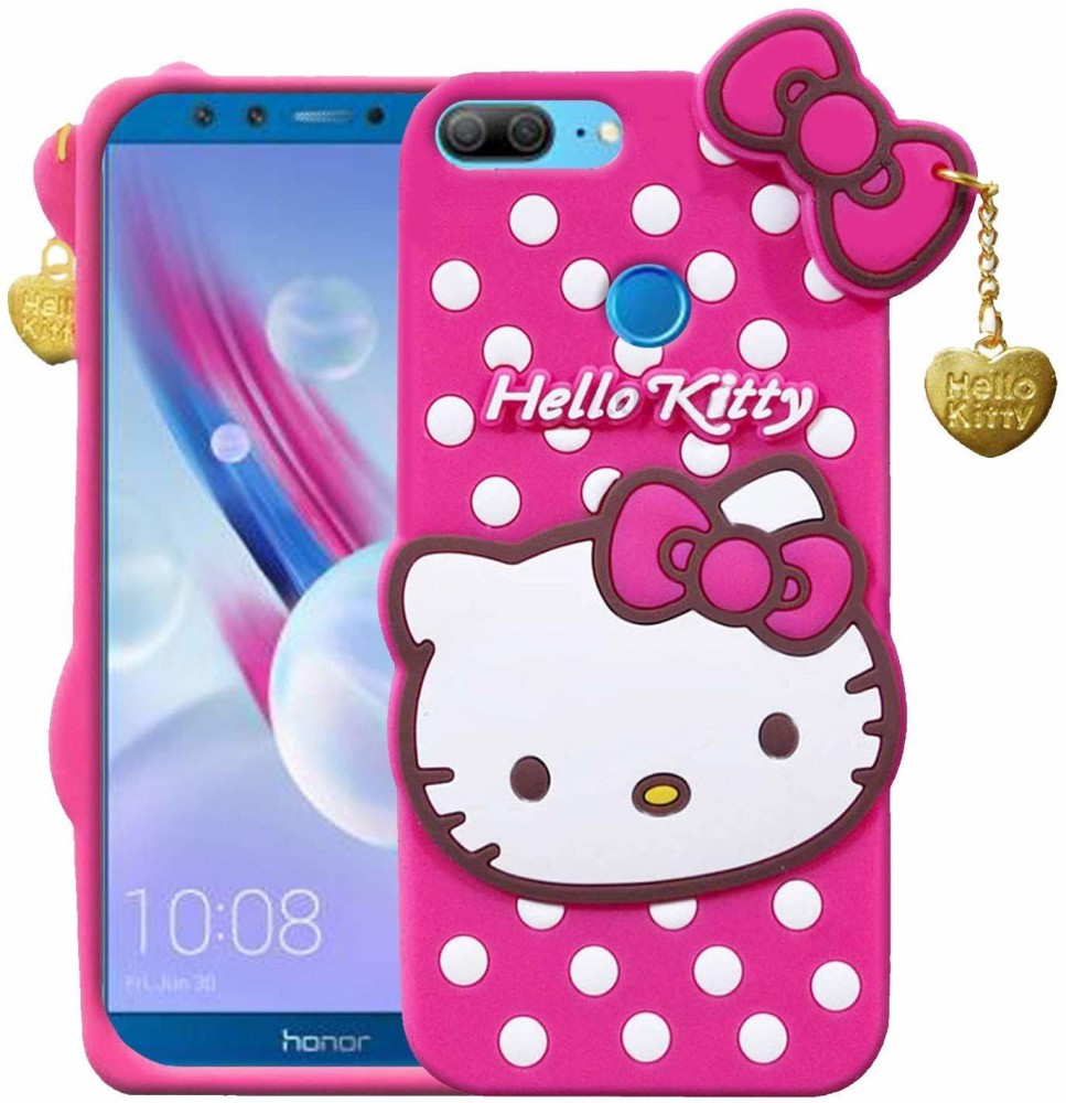 Luxury Counter Back Cover for Huawei Honor 9N |Premium Hello Kitty Case For Girls/Women |Launch Offer